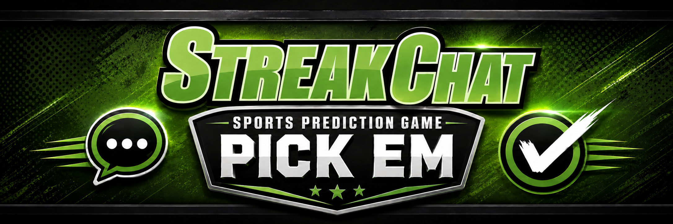 StreakChat Sports Prediction Game Pick Em banner